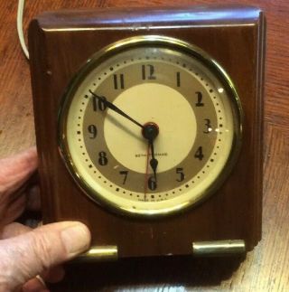 Vintage Seth Thomas Electric Art Deco Mantle Clock 1930’s