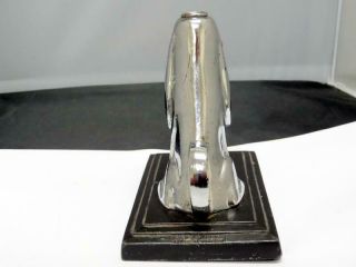 ART DECO 1935 HOUND DOG ART METAL STRIKER / CIGARETTE LIGHTER NO WAND 2