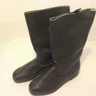 East German Leather Jackboots