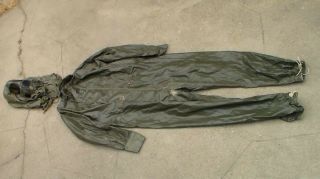 Ww2 / Korean War / Vietnam War Chemical Suits Protective One - Piece Impermeable