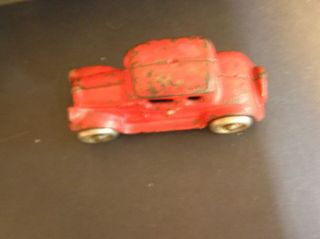 Antique Late 1920 ' s A.  C.  Williams Cast Iron Ford Coupe,  3 1/2 