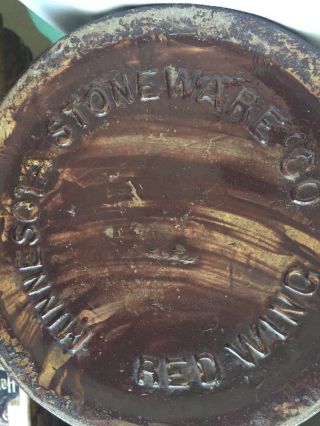 Vintage Minnesota Stoneware Co.  Red Wing 1 Gallon Jug 1890 