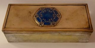 Very Rare Art Nouveau Box With Enamel