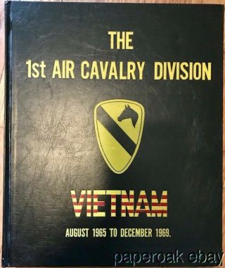 The 1st Air Calvary Division Vietnam 1970 Large Book