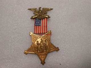 Vintage Civil War Gar Grand Army Veteran Medal Numbered