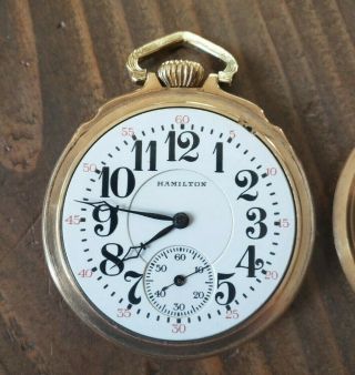 Hamilton Railroad Pocket Watch 992 | 10k Gf | | Serviced | 21 Jewels