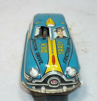 Marx Dick Tracy small light blue squad car (21) 3