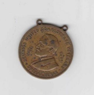 1902 Civil War Confederate Veterans Reunion Souvenir Medal,  With Robert E Lee
