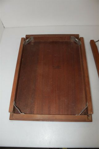 Vintage Bent Silberg Mobler Teak Nesting Table Denmark 16x17.  5x20.  5 P&R A 4