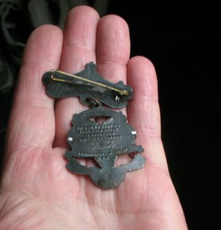 1900 Chicago G.  A.  R.  Encampment medal drop badge - captured cannon 2