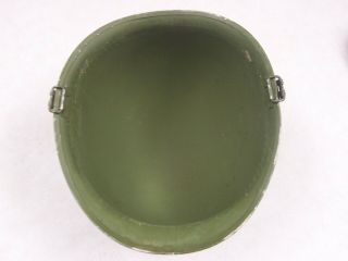 US Vietnam Era Helmet with Liner - - VG,  w/Liner,  Straps 3