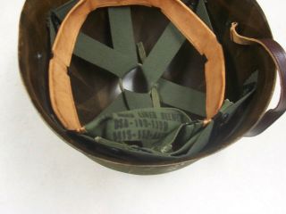 US Vietnam Era Helmet with Liner - - VG,  w/Liner,  Straps 7