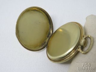 Vintage 1930 ' s Hamilton 14k Gold Filled Pocket Watch 17 Jewel - 14429 6