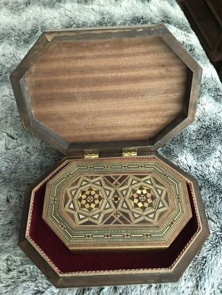 Serbian Inlaid Wooden Boxes Very Rare 3