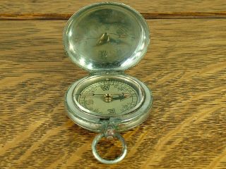 Antique Stanley Military Pocket Compass