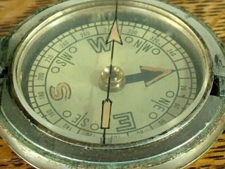 ANTIQUE STANLEY MILITARY POCKET COMPASS 2
