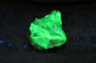 Small Mineral Specimen Of Fluorescent Opal,  From Nevada