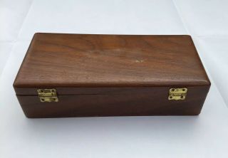 Vintage Antique medical equipment wooden box Mattson ' s Davidson Syringe Bulb 3