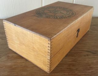 Vintage 1903 TYRRELLS HYGIENIC INST.  Wood Box Quack Medicine JBL COLON CASCADE 3