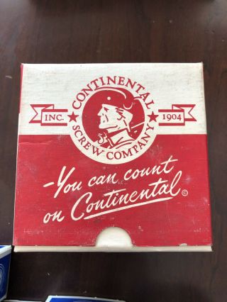 Continental Screw Co 5 Boxes Vintage Steel Screws Sharon’s Awesome 3