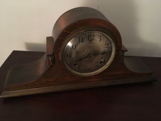 Vintage Sessions Hump Back Shelf Mantel Clock 21” Long