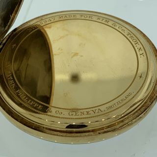 Patek Philippe & Cie Solid 18K Gold Pocket Watch Circa 1910 3