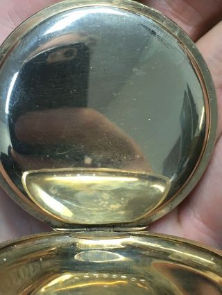 Illinois Bunn Special 21 Jewel Pocket Watch W/ Chain 1916 - d Barber Quarter 3