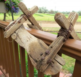 Antique Hand Made Wood Sawbuck Pack Saddle,  Cabin Decor,  Colorado,  Rustic.