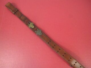 Wwii Us Army M1907 Leather Sling For M1 Garand Rifle Marked: Hickok 1943 -