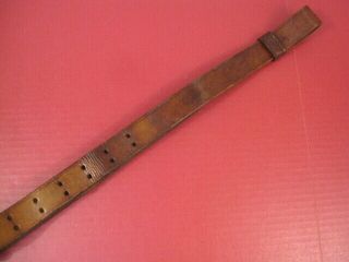 WWII US ARMY M1907 Leather Sling for M1 Garand Rifle Marked: Hickok 1943 - 6