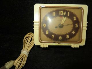 Ge Electric Mid Century Alarm Clock The Troubador Mod 7h118 Well