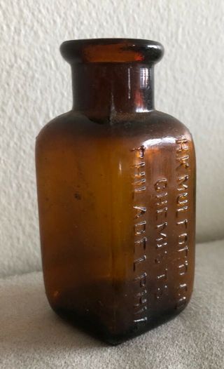 Antique Or Vintage Bottle - H.  K.  Mulford Co.  Chemists Philadelphia