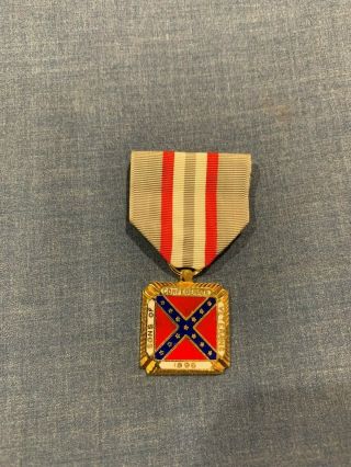 Older Scv,  Sons Of Confederate Veterans Members Medal,  Vintage