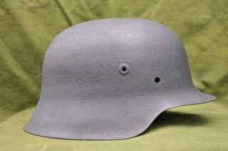 Ww2 German M42 Combat Helmet,  Feldrau Paint Size 66