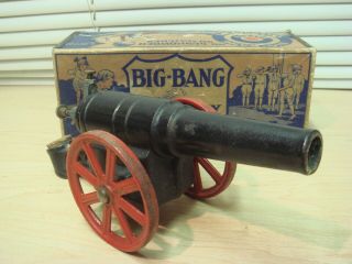 Early Conestoga Big - Bang 6f Carbide Cannon Cast Metal W/rare Orig Box Vg,  Deal