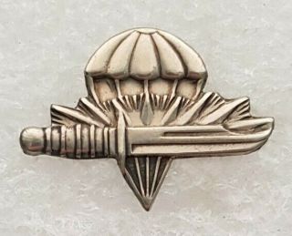 Very Rare 50’s Israel Idf Special Forces Parachuted Commando Unit Pin Badge