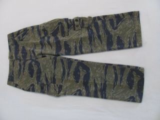 Vietnam Us Army & Arvn Tiger Stripe Tdd Pants But - 7p2 Trousers Marked A - M To78