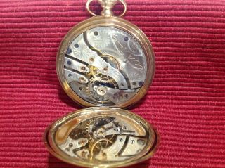 Antique Hampden Watch Co.  17 Jewels 14K Dueber Pocket Watch doesn ' t run 7