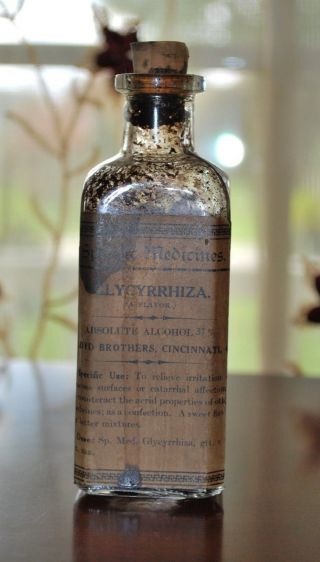 Antique Pharmacy Medicine Lloyd Brothers Glycyrrhiza For Mucous Surfaces