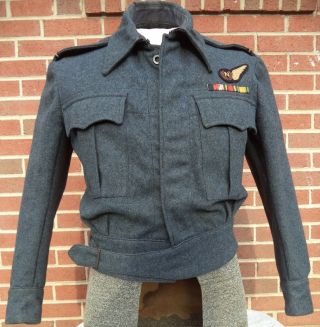 Wwii Raf Flight Blouse Battledress To A Navigator With " N " Wing
