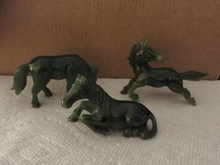 JADE HORSE STATUES 3