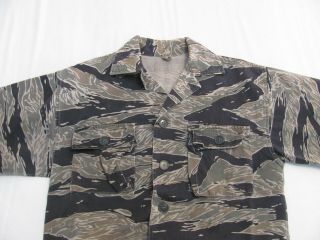 Vietnam US Army & ARVN TDS tiger stripe jacket C1B - EXP - 2P camo shirt Asian Large 5