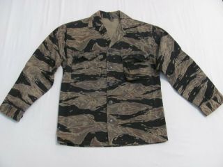 Vietnam Us Army & Arvn Tds Tiger Stripe Jacket C1b - Cov - 2p Camo Shirt Size A - M