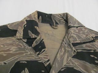 Vietnam US Army & ARVN TDS tiger stripe jacket C1B - COV - 2P camo shirt size A - M 3