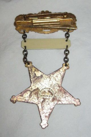 1866 GAR Member Medal Badge Cambridge Ohio Post 343 Reversible Civil War Funeral 7