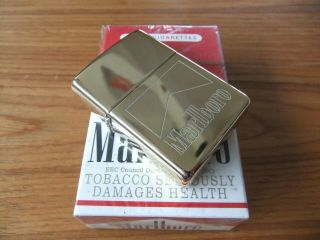 June 1997 Marlboro Brass Zippo Lighter Promotion Only