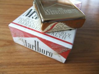 June 1997 Marlboro Brass Zippo Lighter PROMOTION ONLY 7