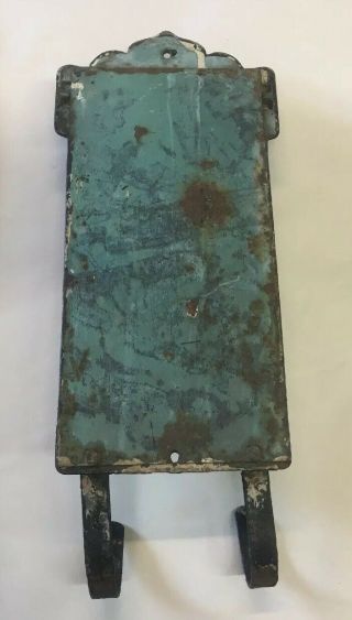 Antique Cast Iron Mailbox - Wall Mount 3