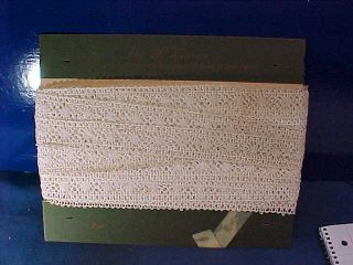 Nos 1920s Torchon Bobbin Lace 36 Yds From Old Country Store 1 5/8 " W
