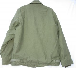 Vintage Vanderbilt shirt nylon/cotton premeable cold weather jacket men ' s large 2